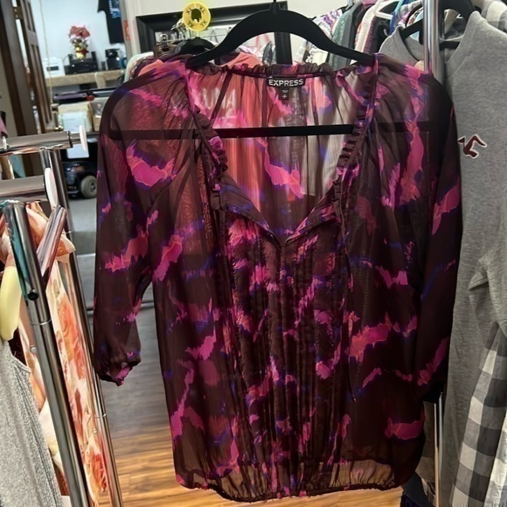 Express size small, sheer shirt